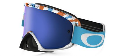 Oakley O-Frame 2.0 MX RPM Orange/Blue / Black Ice Iridium + Clear