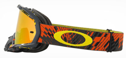 Oakley Mayhem Pro Podium Check Orange / Fire Iridium – Bild 3