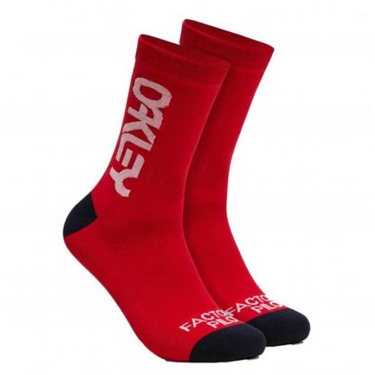 Oakley Factory Pilot Socks - 1er Pack - Red Line