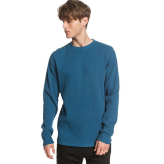 Quiksilver Madu Shallows Sweatshirt - MAJOLICA BLUE HEATHER