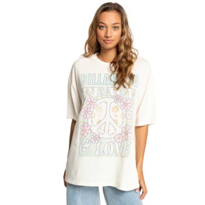 BILLABONG Peace And Love - T-Shirt für Frauen - Salt Crystal