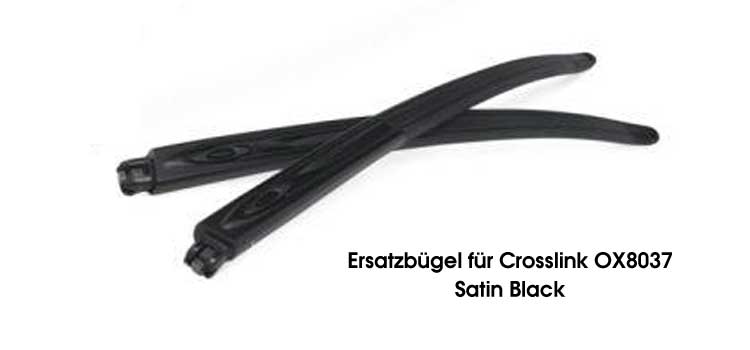 NicelyFit Ersatzbügel Für Oakley Crosslink Pitch - Zinnfarbene Brillenbügel 135 Mm