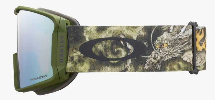 OAKLEY LINE MINER Ｌ　KAZU PRIZM SAGE GOLD Oakley Line Miner L Snow Goggles - Kazu With Prizm Sage Gold