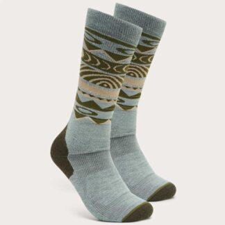 Oakley Wanderlust Perf Socks 2.0 - Green Norway Pattern