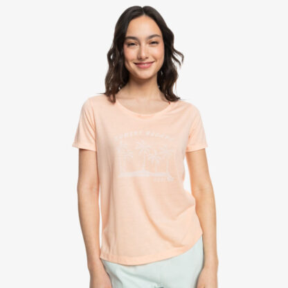 ROXY Chasing The Wave - T-Shirt - Peach Parfait