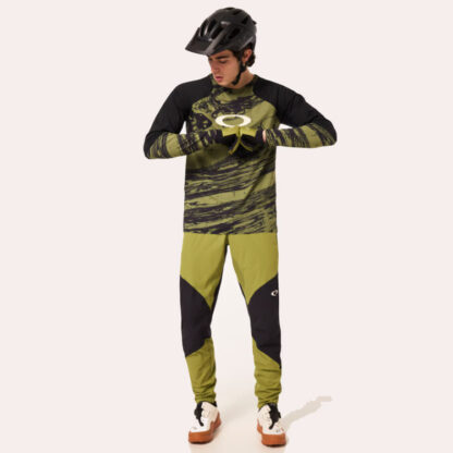 Oakley Seeker Airline LS Jersey - Duality Swirl Green/Black – Bild 2