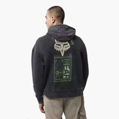 FOX Kapuzenpullover Throttle Oversized - Schwarz