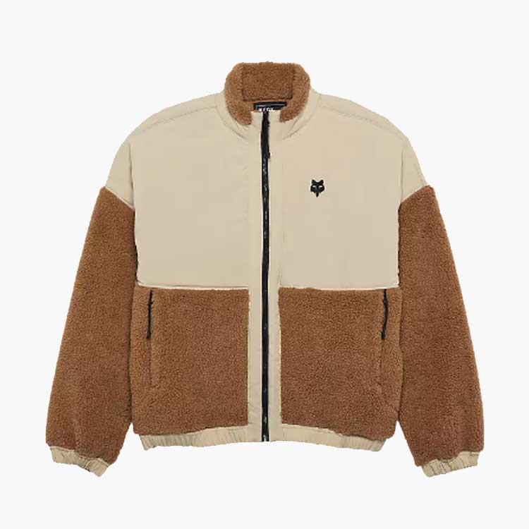 FOX Jacke Survivalist Sherpa mit durchgehendem Reißverschluss – Dame - Walnussbraun – Bild 4