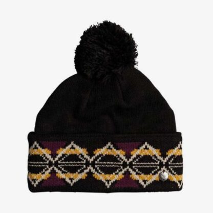 ROXY Lizzie Mütze mit Pom Pom - Black