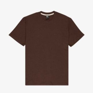 Quiksilver Slub Roundneck - T-Shirt - Chocolate Brown