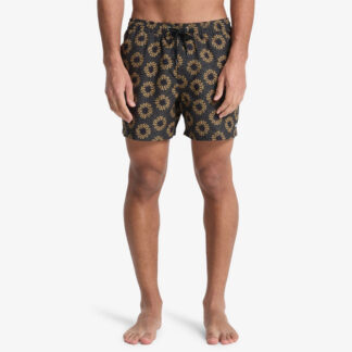 Quiksilver Everyday Printed Volley 15" Schwimmshorts - black ocean mayhem