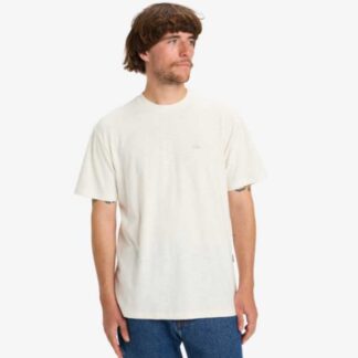 Quiksilver Slub Roundneck - T-Shirt - Snow White