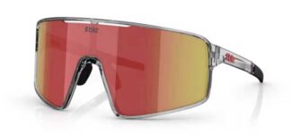 BLIZ P001 Transparaent Dark Grey - Red
