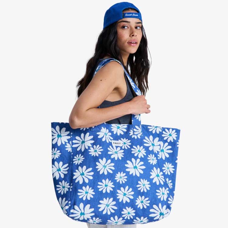Bad Roxy ROXY Anti Bad Vibes Große Tragetasche – coconut milk flower soul ...