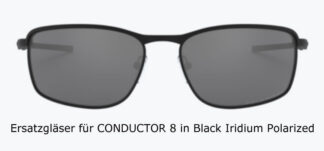 Oakley Conductor 8 Replacement Lens - Black Iridium Polarized mit kleinem Schönheitsfehler