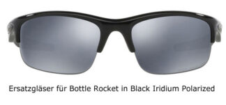 Oakley Bottle Rocket Replacemnet Lens - Black Irid. Polarized mit kleinem Schönheitsfehler