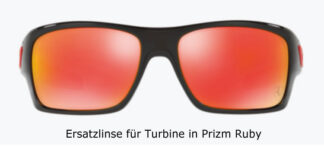 Oakley Turbine Replacement Lens - Ruby (Ferrari) mit kleinem Schönheitsfehler