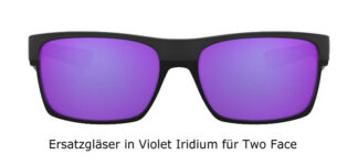 Oakley Two Face Replacement Lens - Violet Iridium mit kleinem Schönheitsfehler