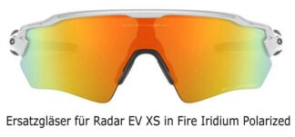 Oakley Radar EV XS Replacement Lens - Fire Iridium Polarized mit kleinem Schönheitsfehler