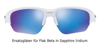 Oakley Flak® Beta Replacement Lens - Sapphire Iridium mit kleinem Schönheitsfehler