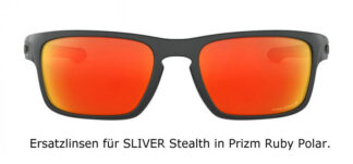 Oakley Sliver Stealth Replacement Lens - Prizm Ruby Polarized mit kleinem Schönheitsfehler