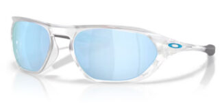 Oakley Cage Jacket Matte Clear - Prizm Deep Water Polarisiert