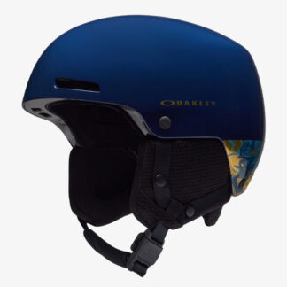 Oakley Snow Helmet MOD1 PRO Mips - Navy W/ Graphic & Gold